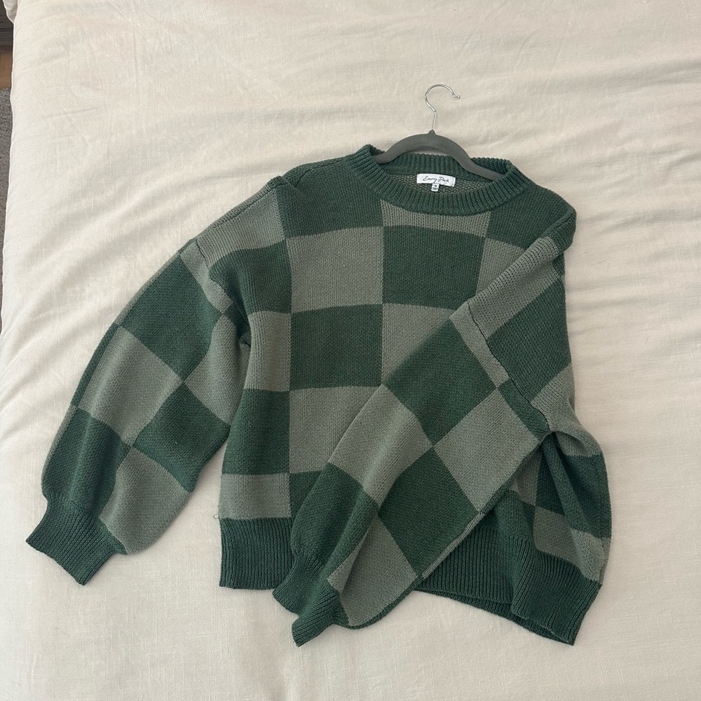 Checkered sweater